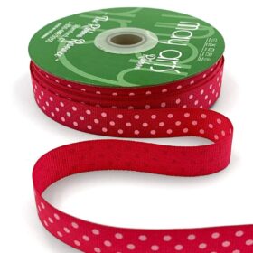 DD-8-22D FUCHSIA/WHITE DOTS