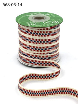 American Flag Cotton Ribbon