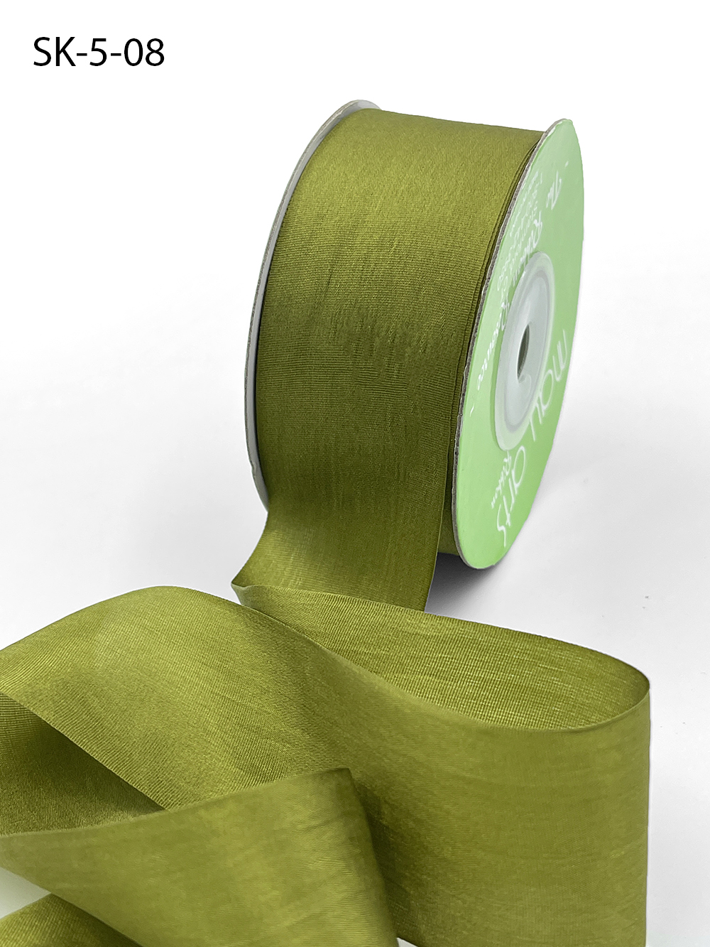 2mm Silk Ribbon Set - Green Shades - Five Spool Collection