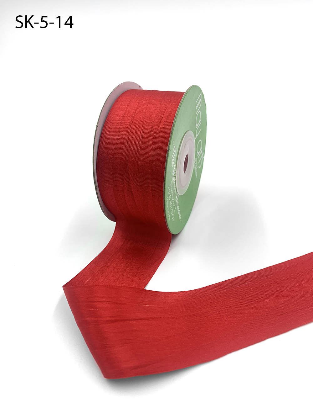 Red Silk Ribbon - 2mm For Embroidery - 10 Meters Pure Silk 100% —