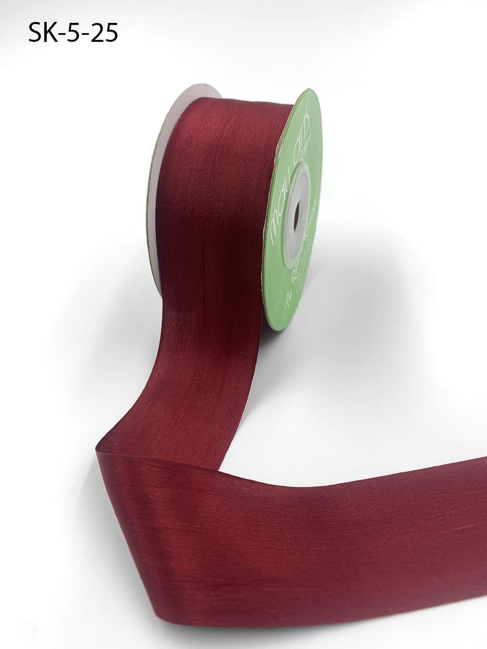 Silk Embroidery - 1/8 Wide Online Ribbon - May Arts Ribbon