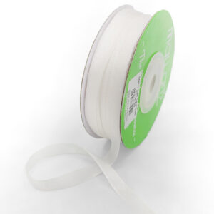 100% Hand-Dyed 1/4 Inch Silk Ribbon with Woven Edge - SK-4-00 NON-DYED (No Dye Applied, For Customers Looking To Dye Their Own Colors)