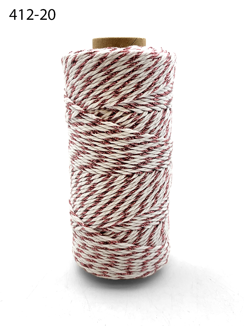 Bakers Twine - Twisted Charcoal Black and White Twine Spool