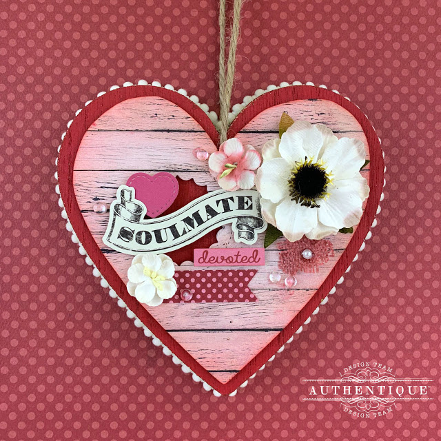 Mixed Media Valentine's Day Home Decor