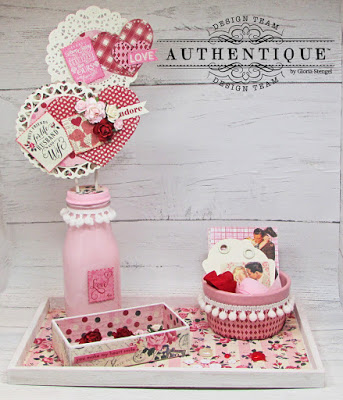 Gingham Valentine's Day Party Decor