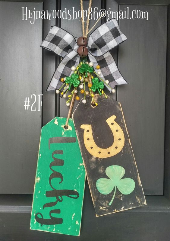 St. Patrick's Day Decor St Patricks Crafts St Patty's Shamrock Wreaths and Garlands