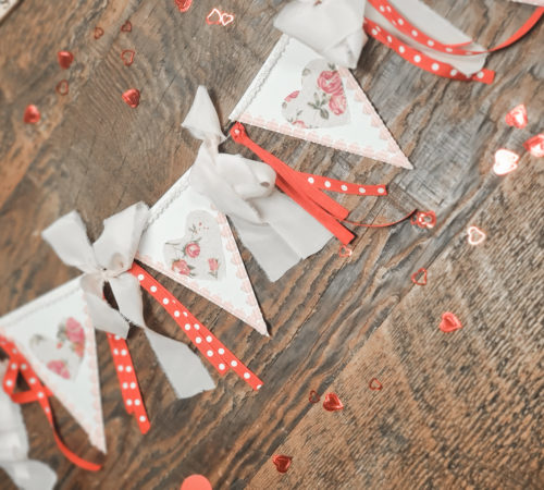 Valentine's Day Paper Banner DIY