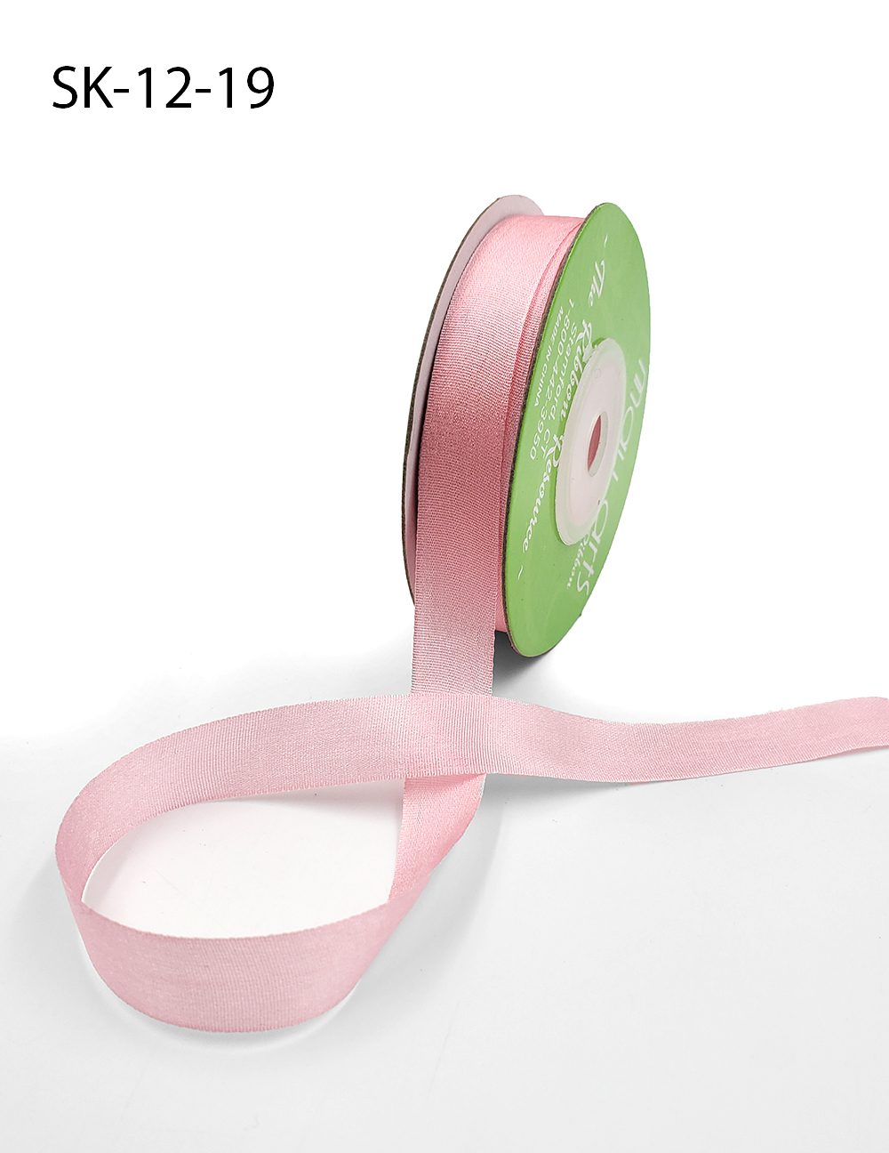 1-1/2 Pink Silk Satin Ribbon