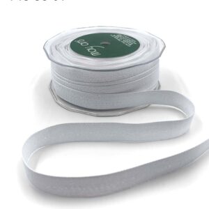 5/8 Inch Fuzzy Woven Ribbon - 715-58-01 White
