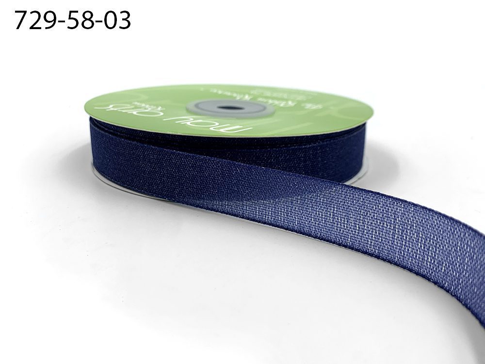 27 Yards Iridescent Scalloped Edge Purple Blue Grey Sheer Ribbon 5/8W