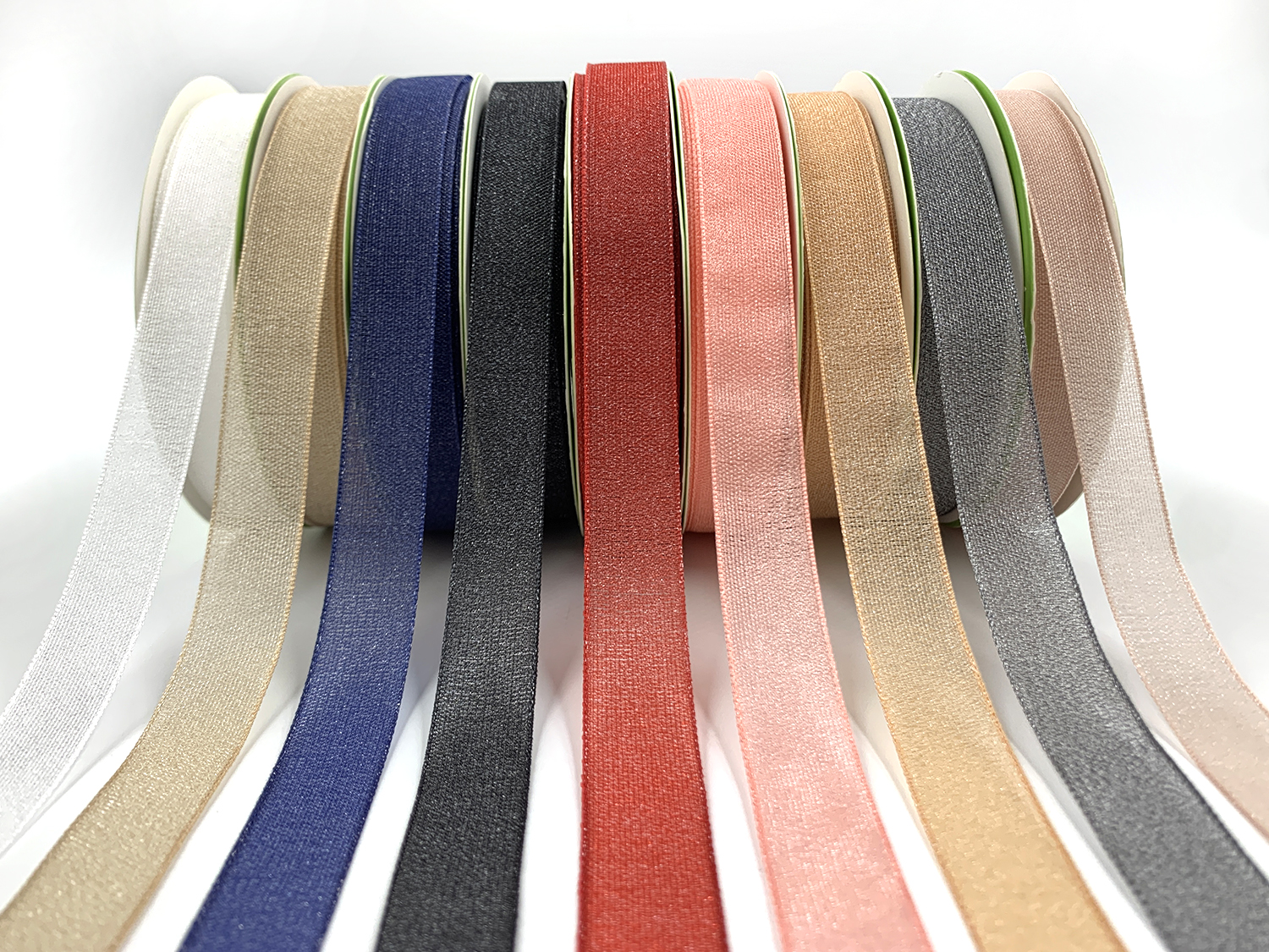 5/8in Nylon Sheer Ribbon, 100 yards, Assorted Colors