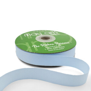 ~3/4 Inch Light-Weight Flat Grosgrain Ribbon with Woven Edge - GN-34-34 Light Blue (NEW)