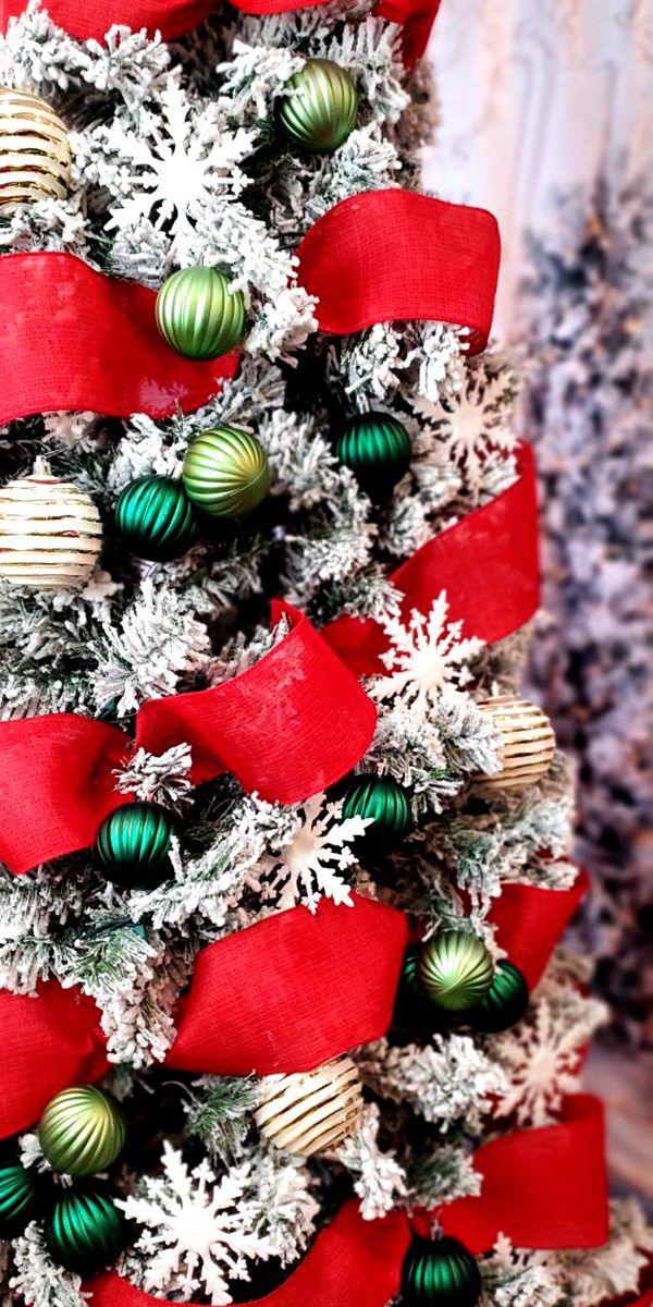 COHEALI 2 Pcs Imitation Linen Webbing Winter Ribbon Xmas DIY Ribbons  Christmas Tree Burlap Ribbon Christmas Rustic Ribbon Hand Decor Linen Wired