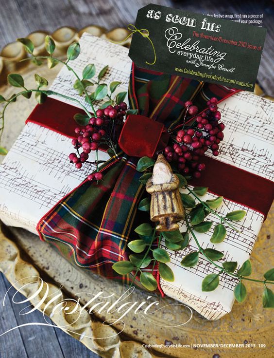 May Arts 3/4" Burgundy Velvet Ribbon for Christmas gift wrapping