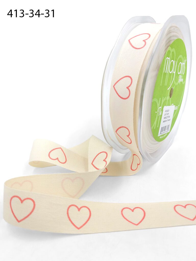 Printed Cotton Ribbon - 3/4