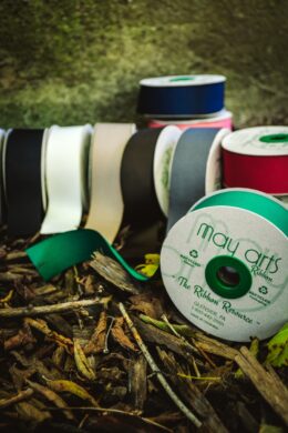 May Arts 1.5 Inch Recycled Ribbon