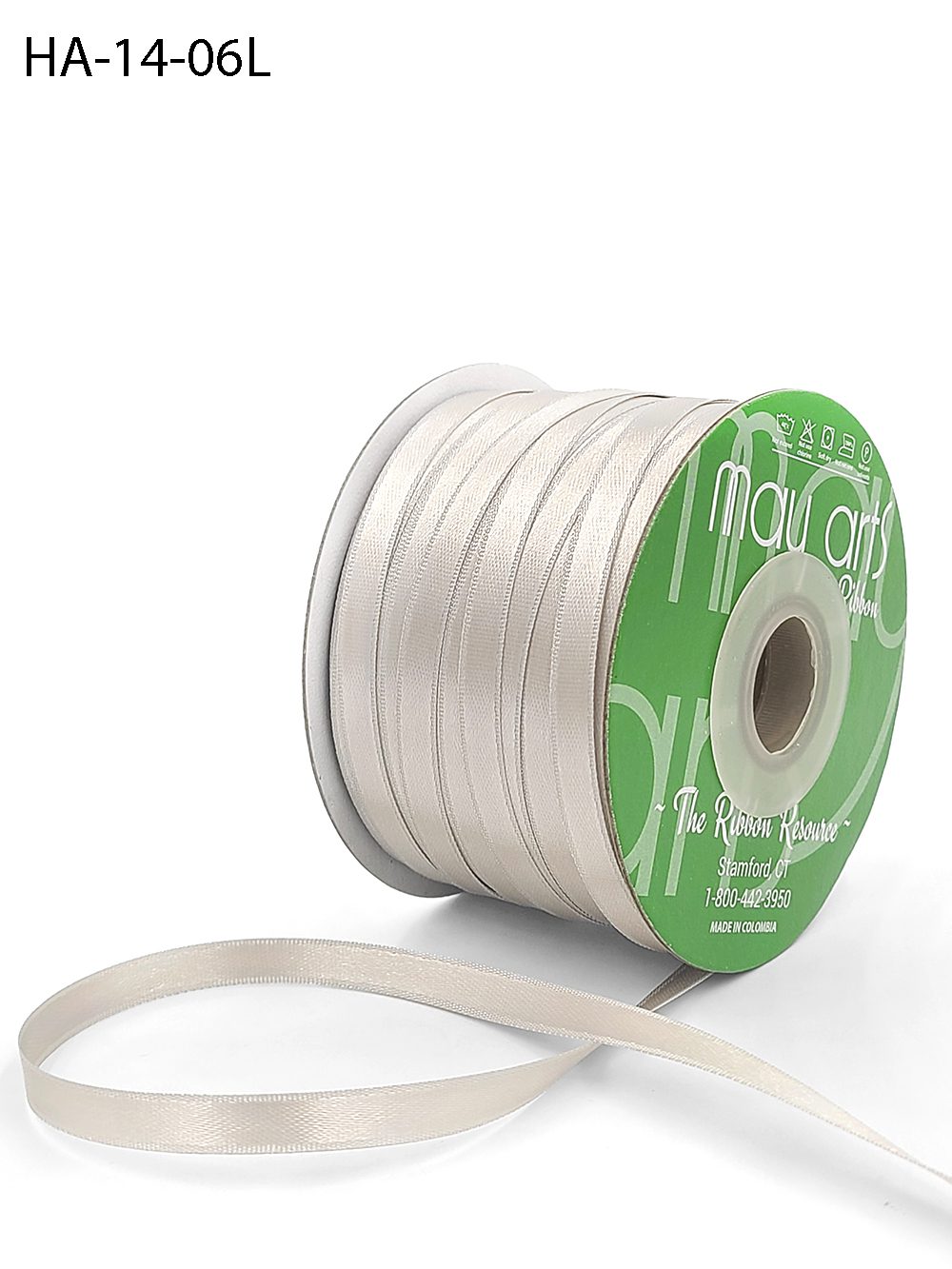  Thin White Ribbon, 1/4 inch Ribbon, Double Faced Satin