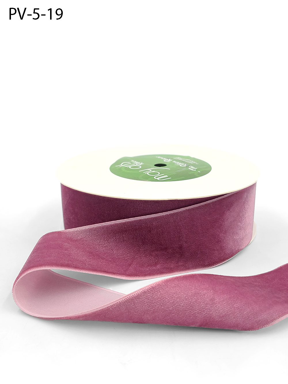 1.5 Deluxe Velvet Satin Backing Ribbon: Hot Pink (10 Yards)