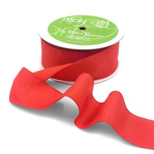 1.5 Inch Taffeta Ribbon with Wired Edge - 364-15-20H PINK