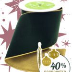 May Arts Ribbon Green Velvet Christmas Ribbon Doorbuster Black Friday