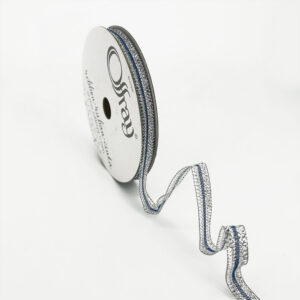 1/2 Inch Deanna Metallic Iridescent Wired Offray Ribbon - 163321-12-329 Cobalt Blue