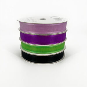 7/8 inch Sheer Satin Edge Pirouette Offray Ribbon