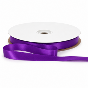 5/8″ Single Face Satin Offray Ribbon 100 Yards - SFS100Y-58-Purple