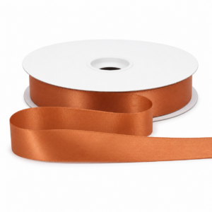 7/8″ Single Face Satin Offray Ribbon 100 Yards - SFS100Y-78-BURNT SIENNA