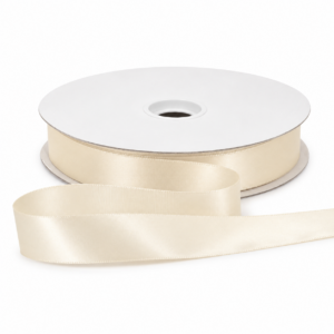 7/8″ Single Face Satin Offray Ribbon 100 Yards - SFS100Y-78-IVORY