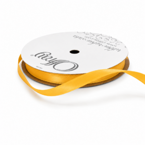 1/4″ Single Face Satin Offray Ribbon 20 Yards - SFS20Y-14-Yellow Gold