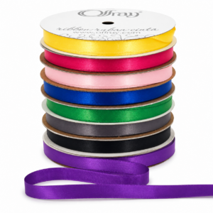 3/8" Single Face Satin Offray Ribbon 20 Yards
