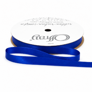 3/8″ Single Face Satin Offray Ribbon 20 Yards - SFS20Y-38-Royal Blue