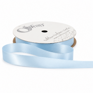 5/8″ Single Face Satin Offray Ribbon 20 Yards - SFS20Y-58-Light Blue