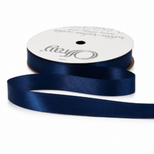 5/8″ Single Face Satin Offray Ribbon 20 Yards - SFS20Y-58-Light Navy