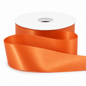 1.5″ Single Face Satin Offray Ribbon 50 Yards - SFS50Y-15-Burnt Sienna