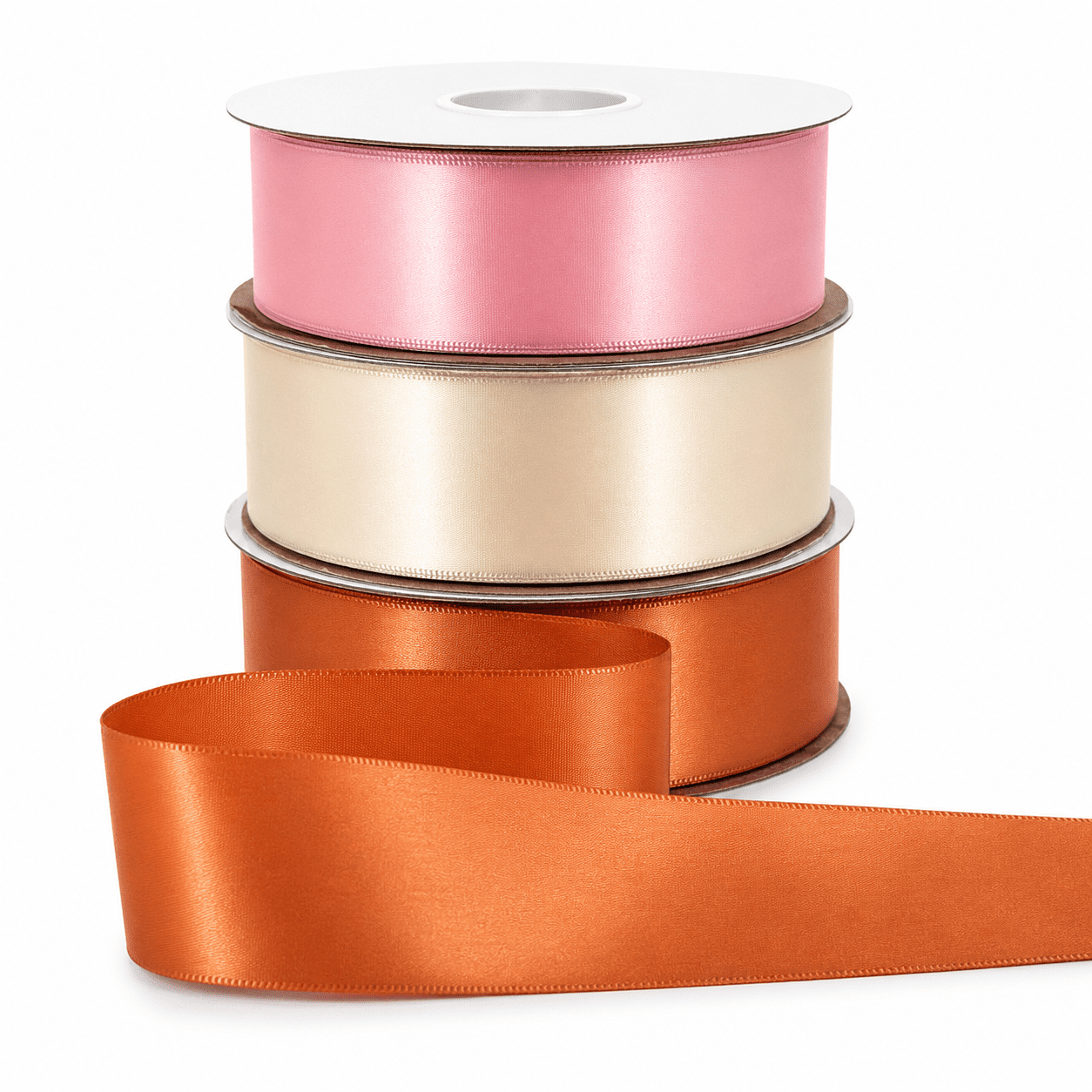 1.5" Single Face Satin Offray Ribbon 50 Yards