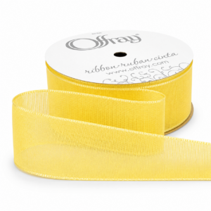 1.5″ Teagan Offray Ribbon - TEAGAN-15-Lemon