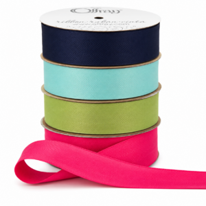 1.5" Herringbone Offray Ribbon 25 Yards