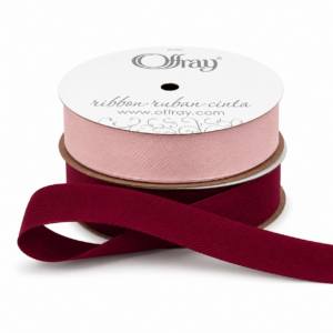 7/8" Herringbone Offray Ribbon 25 Yards